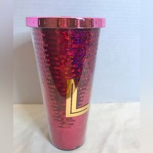 Modern expressions tumbler great for smoothies, coffee or tea. Excellent cond.
